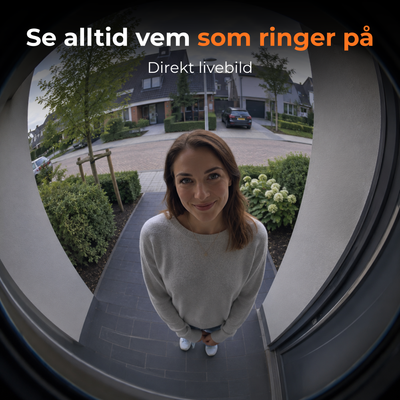 Dörrklocka med kamera – WiFi + App + Rörelsedetektor – Trådlös videodörrklocka – 32 GB