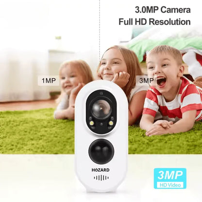 Batteridriven övervakningskamera utomhus – Trådlös videokamera– Inkl. 32 GB SD