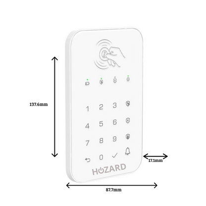 Smart kontrollpanel – Långvarigt batteri – A till D