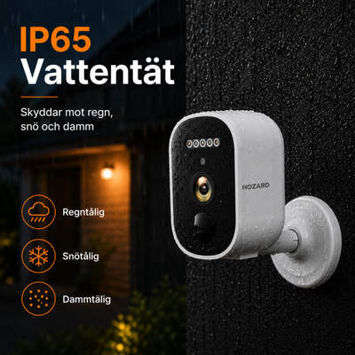 2K Batteridriven övervakningskamera utomhus – Trådlös WiFi-kamera – Inkl. 32 GB SD-kort