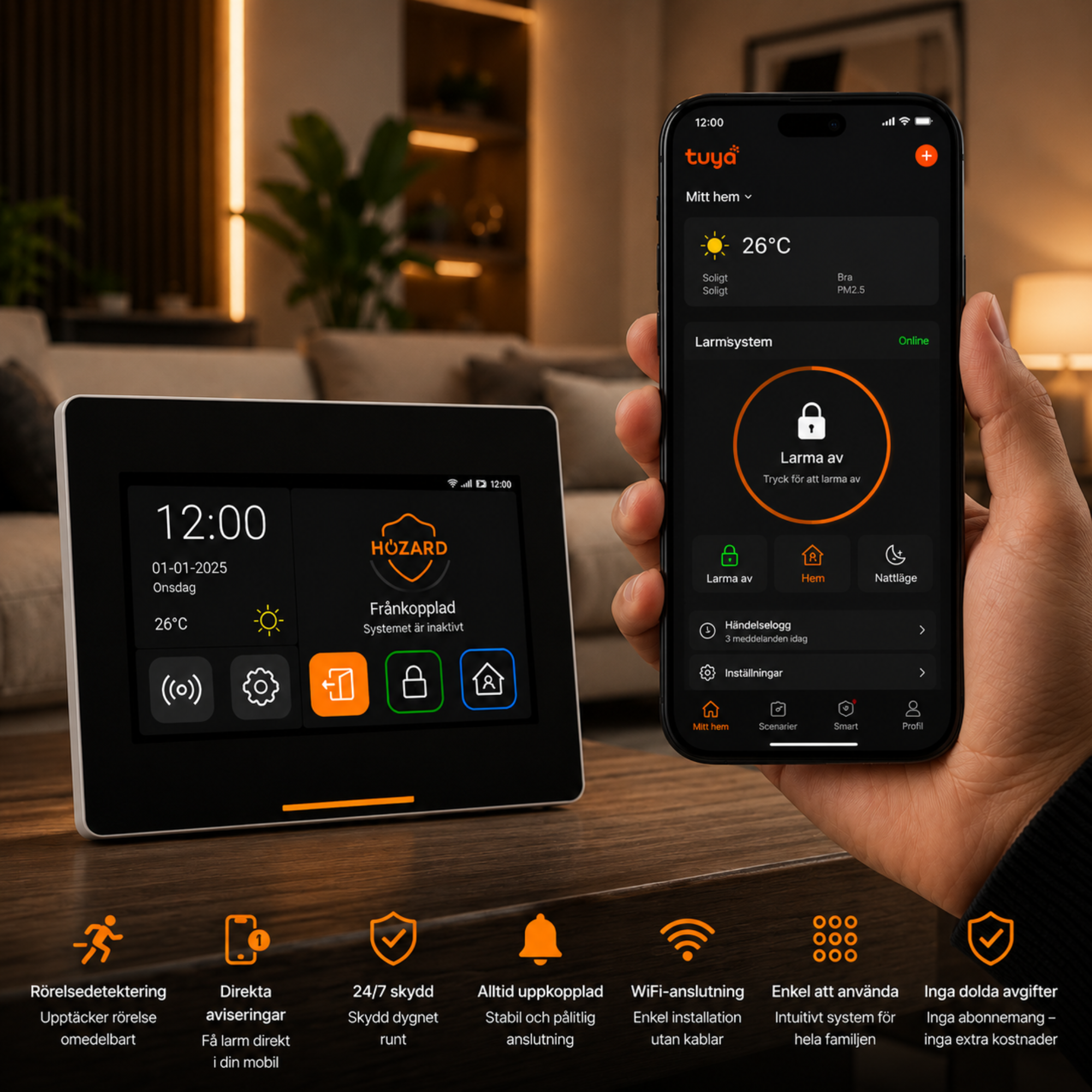 Larmsystem Paket A V2.1