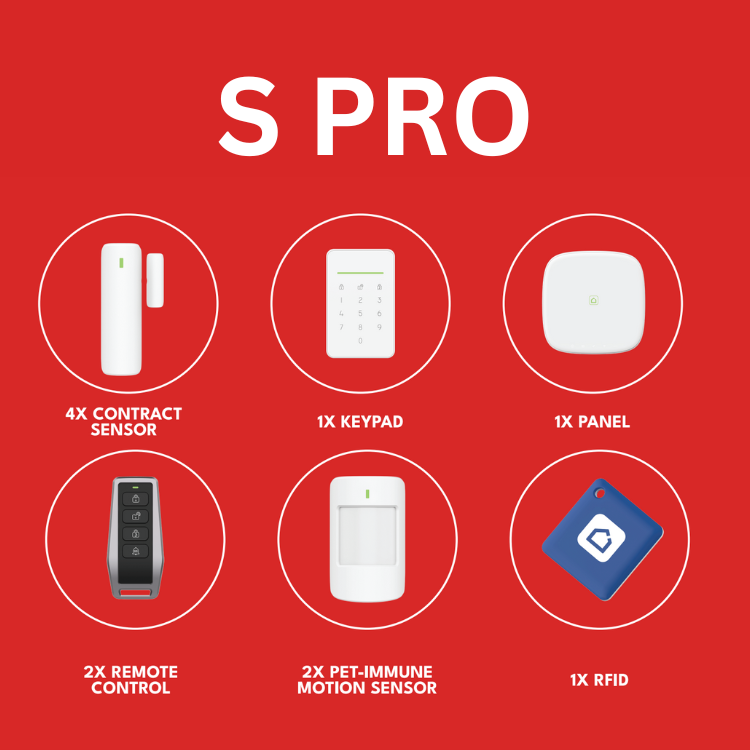 Larmsystem S Pro - WiFi och 4G