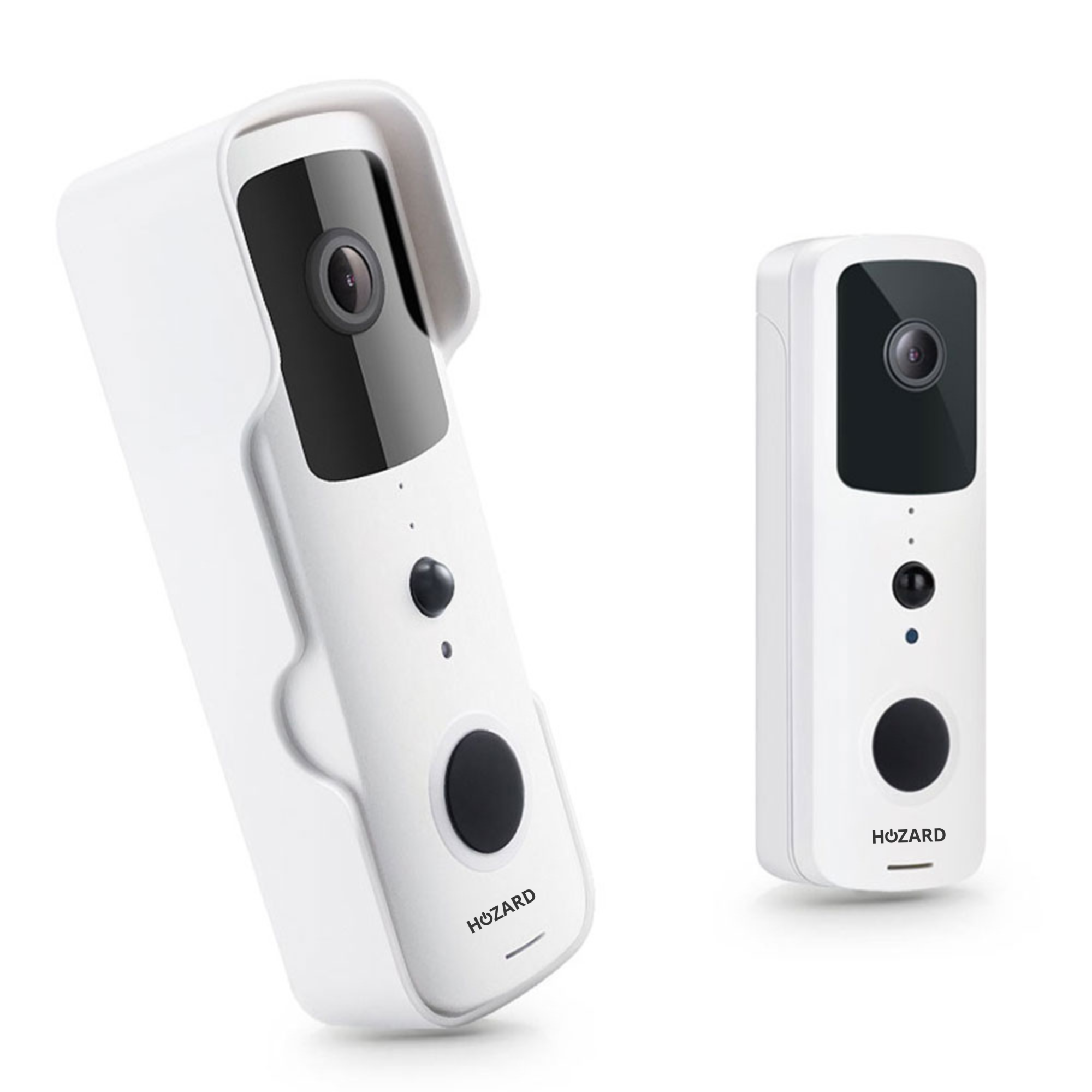 Dörrklocka med kamera och DingDong – Trådlös videodörrklocka – 5200 mAh – Vit