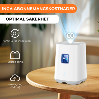 4K UHD 4x utomhusövervakningskamera - Solcell & IP66 + HomeBase 64 GB