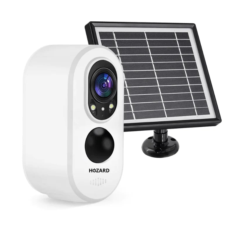 Batteridriven övervakningskamera utomhus – Solpanel – IP66 vattentät – Inkl. 32 GB SD