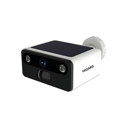 2K Utomhuskamera med mörkerseende – Trådlös FHD-övervakningskamera med solpanel – IP66 – WiFi med app – inkl. 32 GB