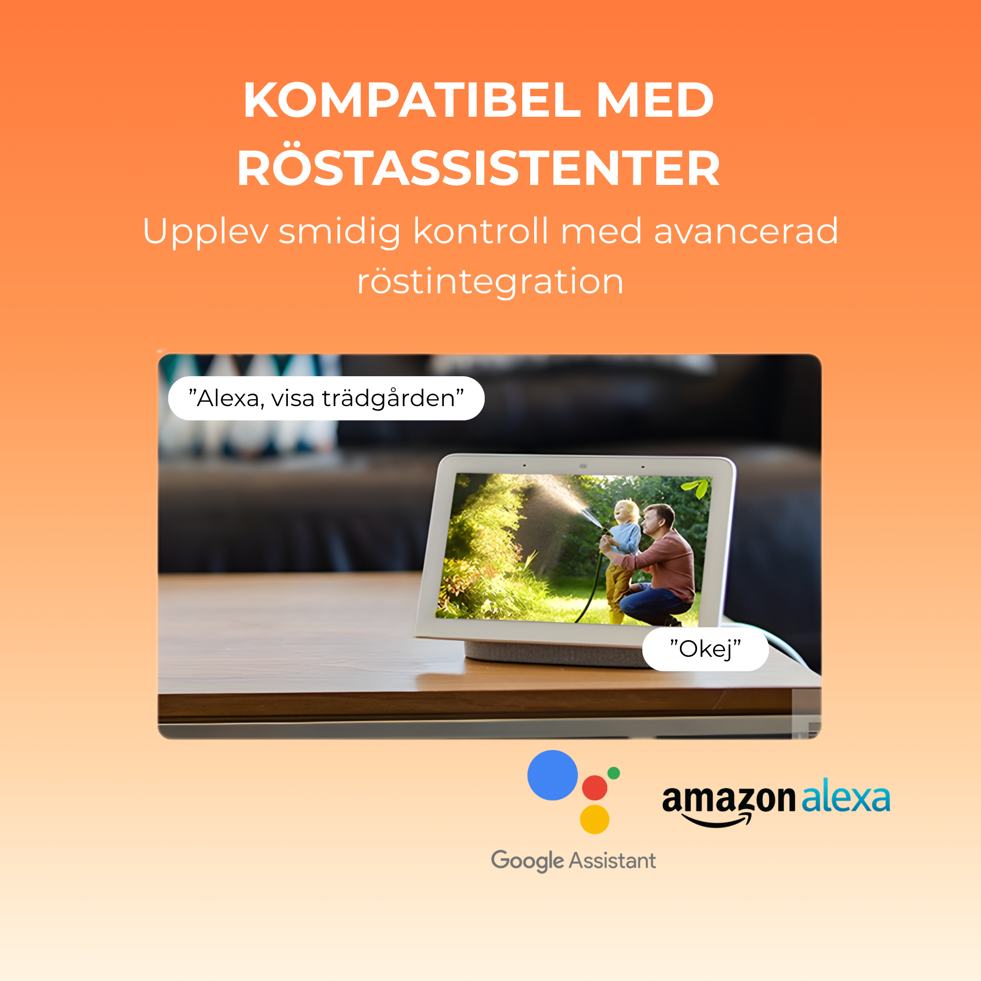 4K UHD 4x utomhusövervakningskamera - Solcell & IP66 + HomeBase 64 GB